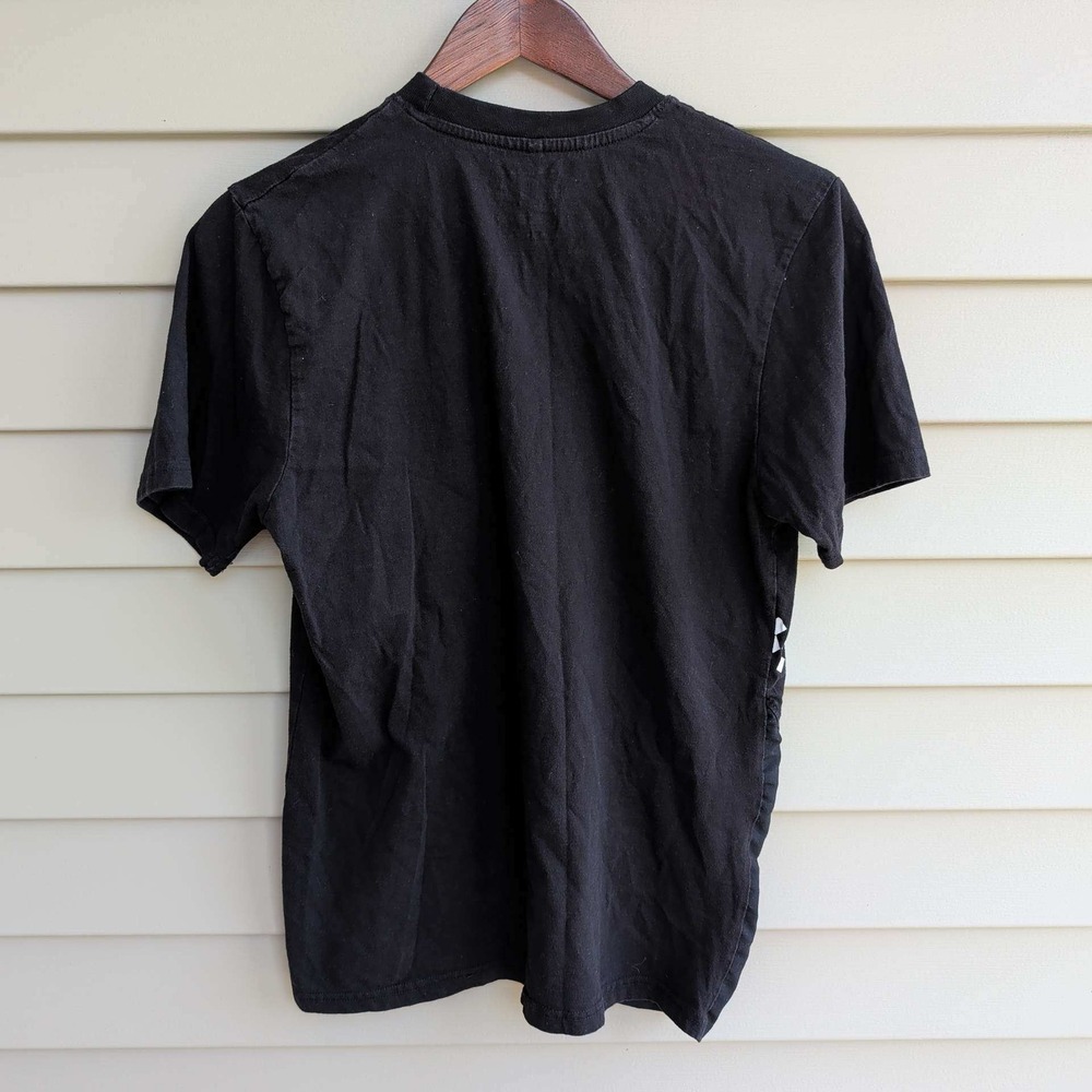 Southpole Graphic T-Shirt Mens Medium Black Pitcrew Racing Utility Pocket Tee - Picture 2 of 5